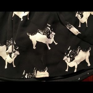 NWOT CALS Boston Terrier Tunic Dress M